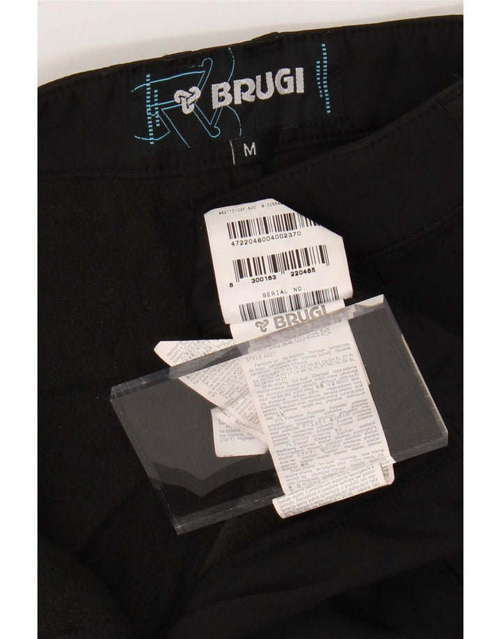 Pantaloni casual con staffa da donna Brugi medi W30 L33 poliestere nero