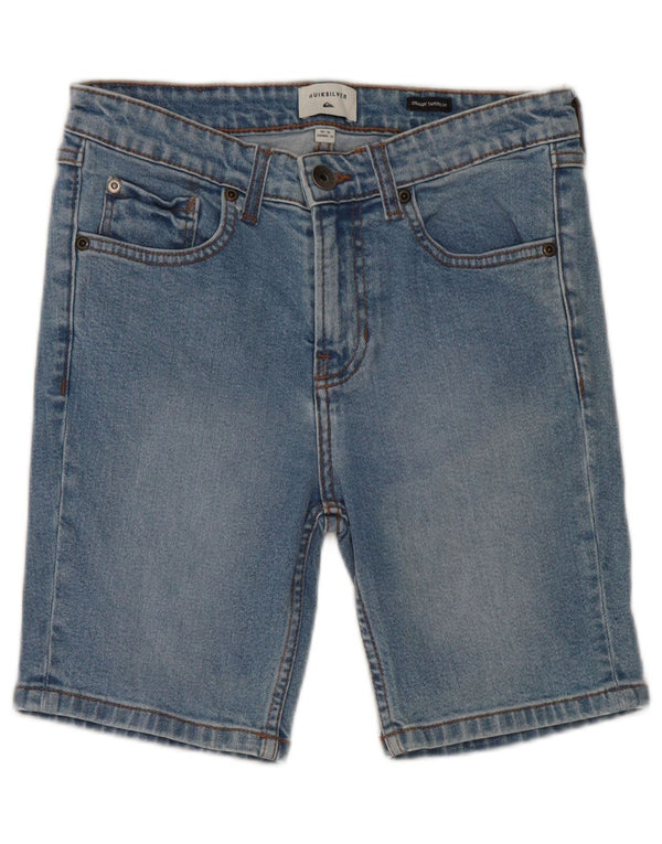 Pantaloncini di jeans Quiksilver per ragazzi 11-12 anni W26 cotone blu