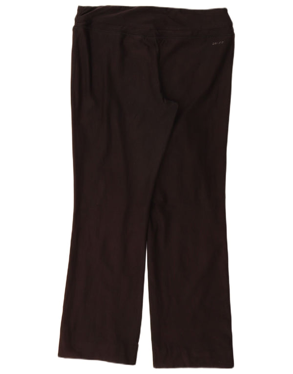 Pantaloni da tuta NIKE Dri Fit da donna UK 16 Large neri