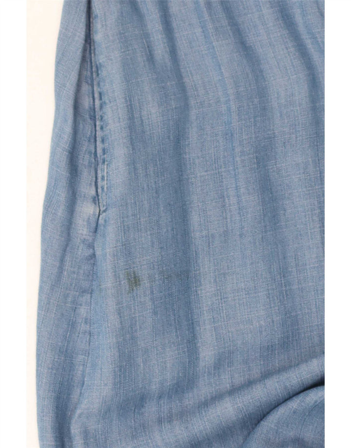 Abito lungo da donna Marks & Spencer UK 16 Large Lyocell blu