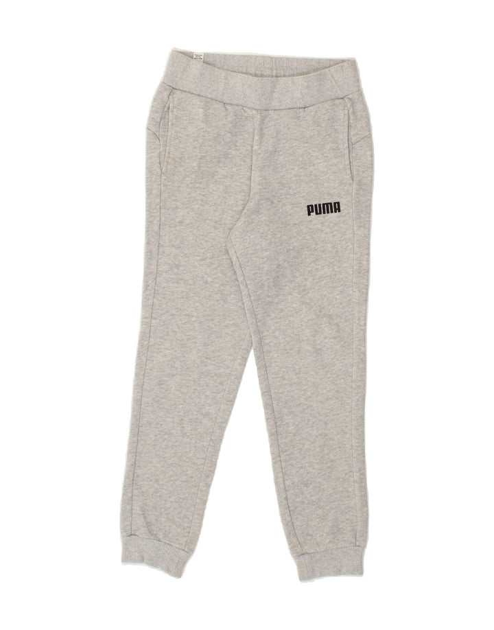 PUMA Boys Tracksuit Trousers Joggers 9-10 Years Medium  Grey Vintage Puma and Second-Hand Puma from Messina Hembry 