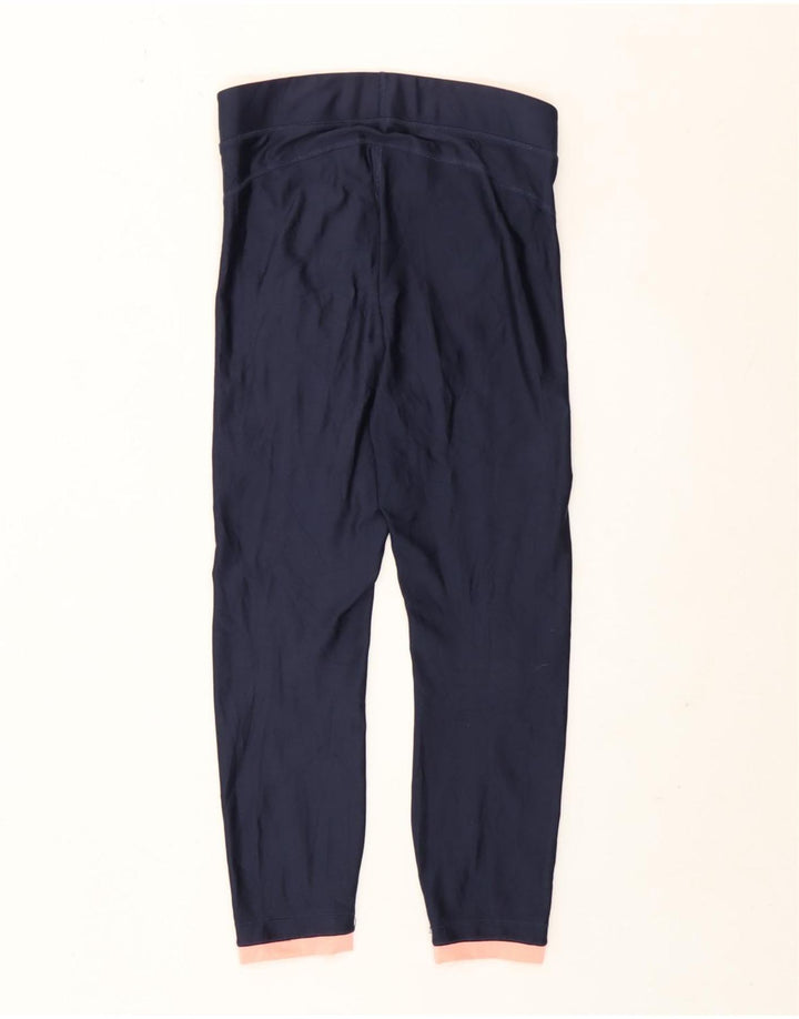 Leggings grafici crop da donna Under Armour UK 12 medio blu navy