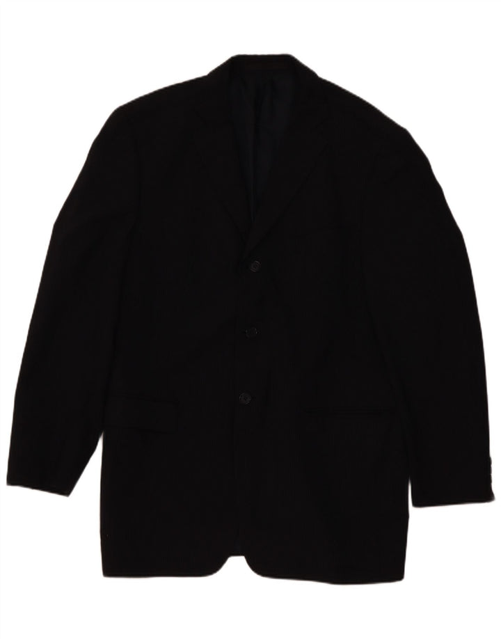Giacca blazer da uomo Marks & Spencer UK 42 grande classica a righe blu navy