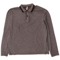 Polo da uomo a maniche lunghe Sun68 XL in cotone grigio