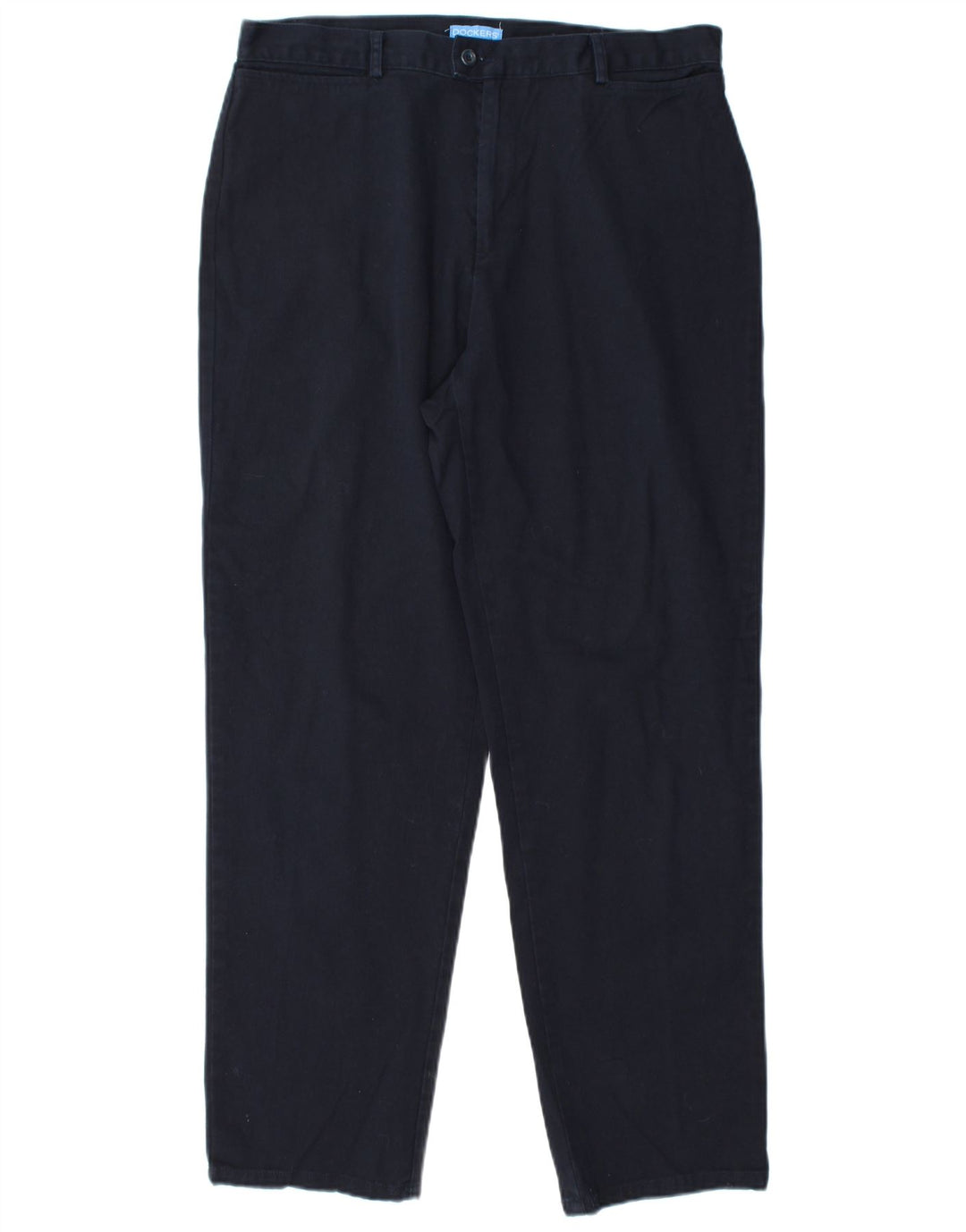 DOCKERS Pantaloni casual a vita alta da donna US 16 2XL W34 L30 Blu navy