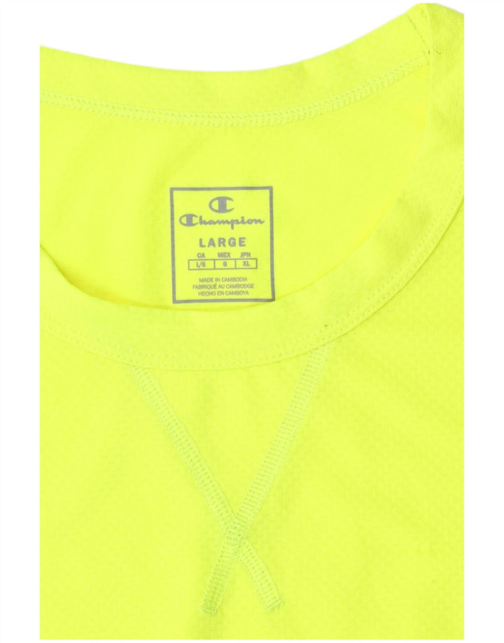 T-shirt da uomo Champion Top grande gialla