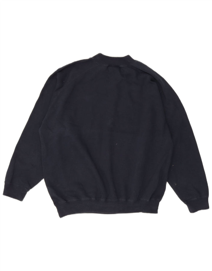 Felpa grafica da donna Puma Jumper UK 16 Large Blu Navy