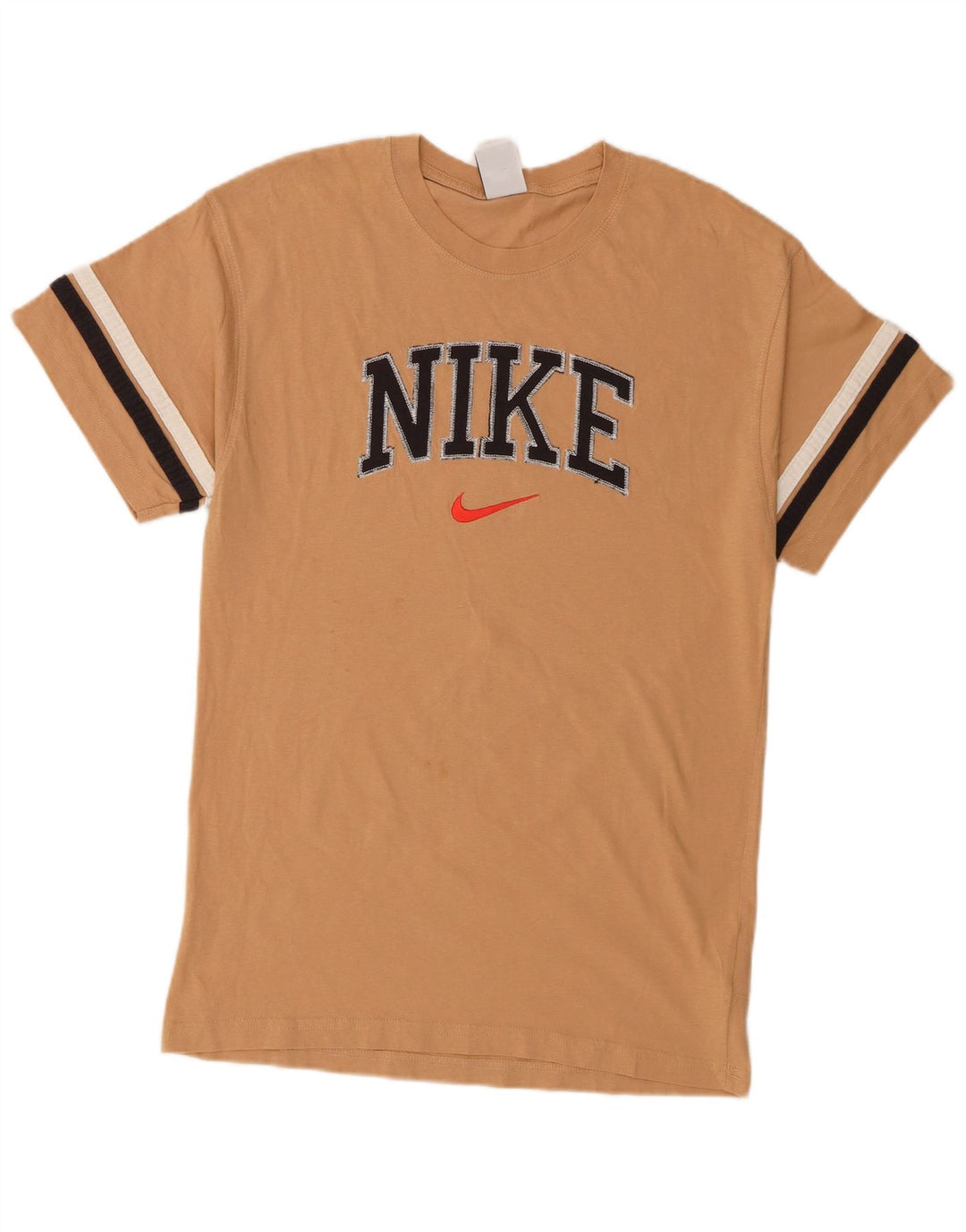 T-shirt grafica da uomo Nike Top piccola in cotone beige