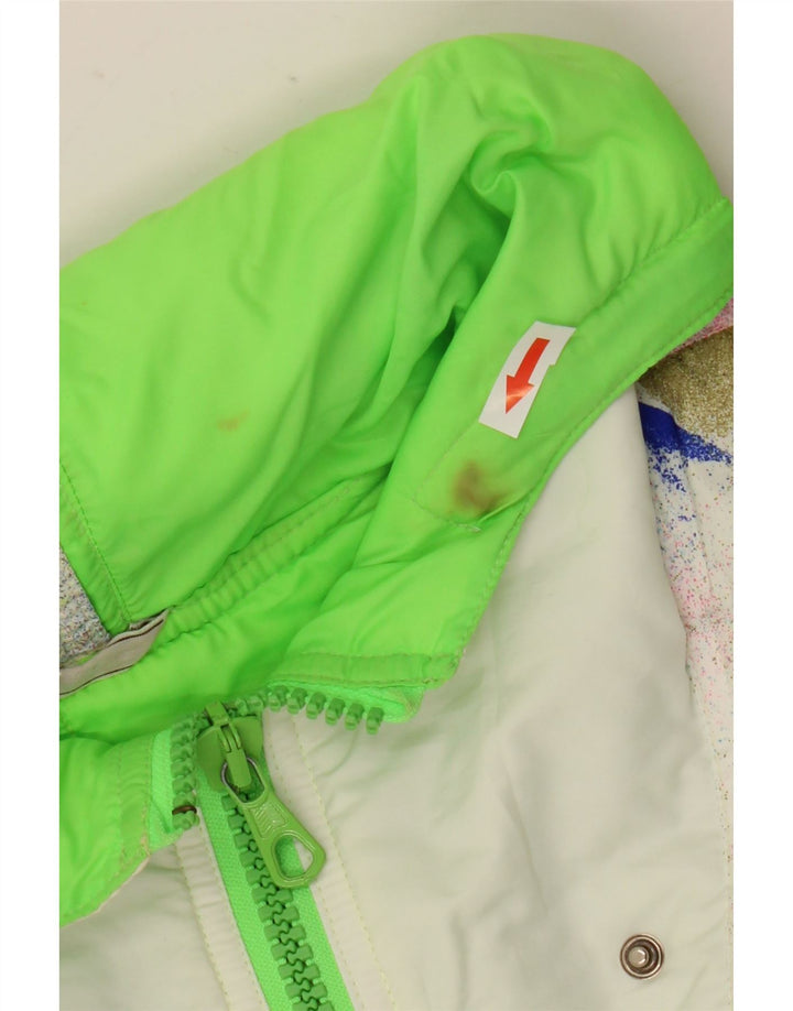 Giacca a vento con cappuccio da donna Brunik IT 46 Large multicolore geometrica