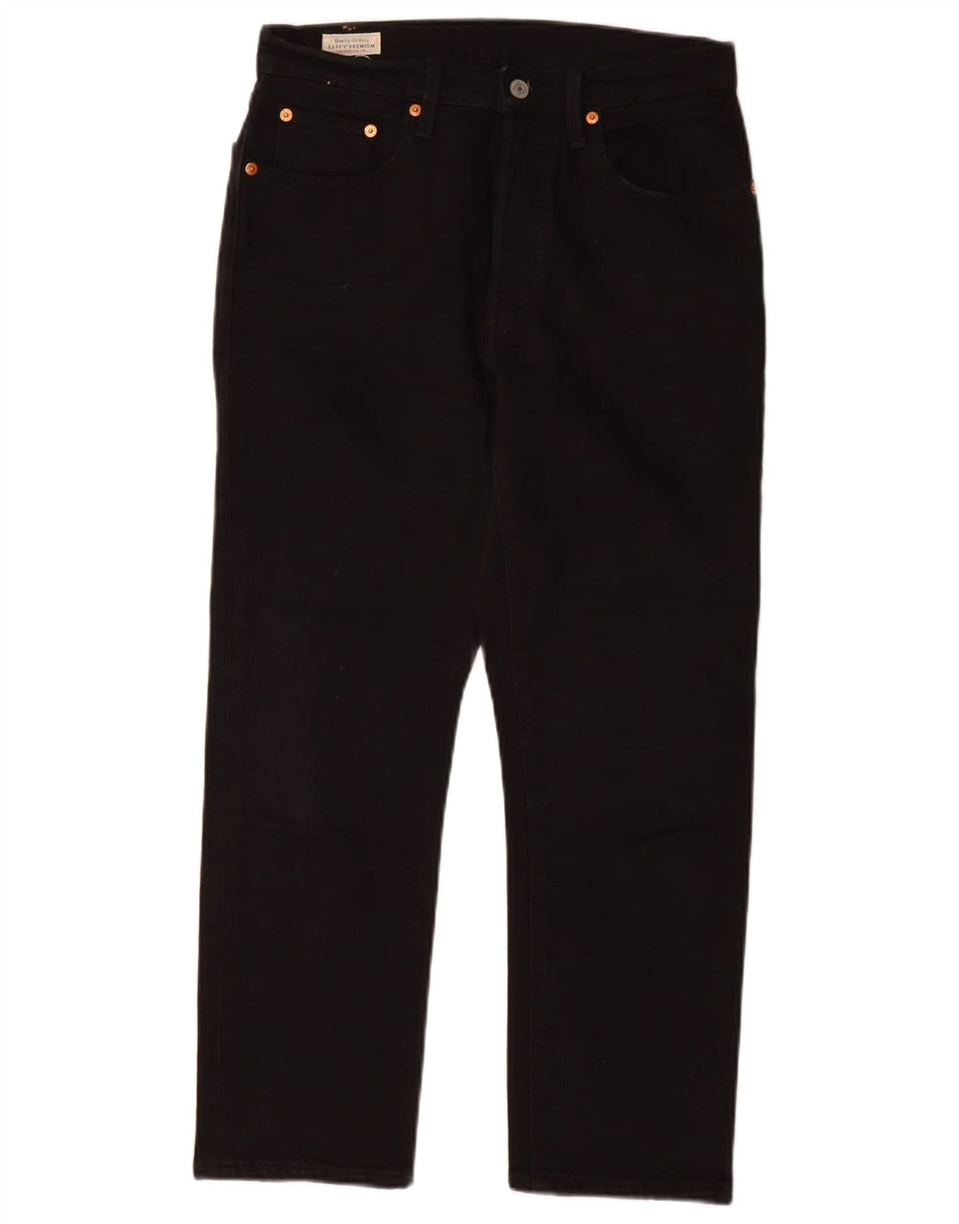 Jeans dritti Levi's 501 da donna W27 L26 cotone nero