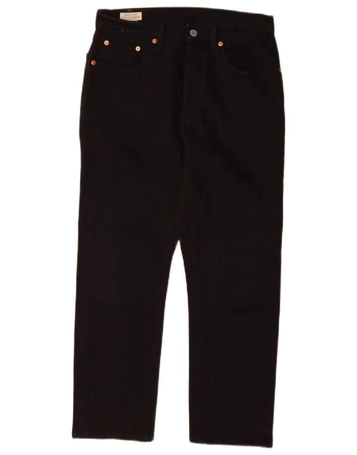 Jeans dritti Levi's 501 da donna W27 L26 cotone nero