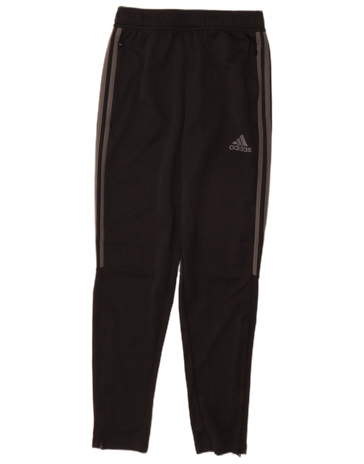 Pantaloni da tuta ADIDAS Aeroready da uomo piccoli in poliestere nero