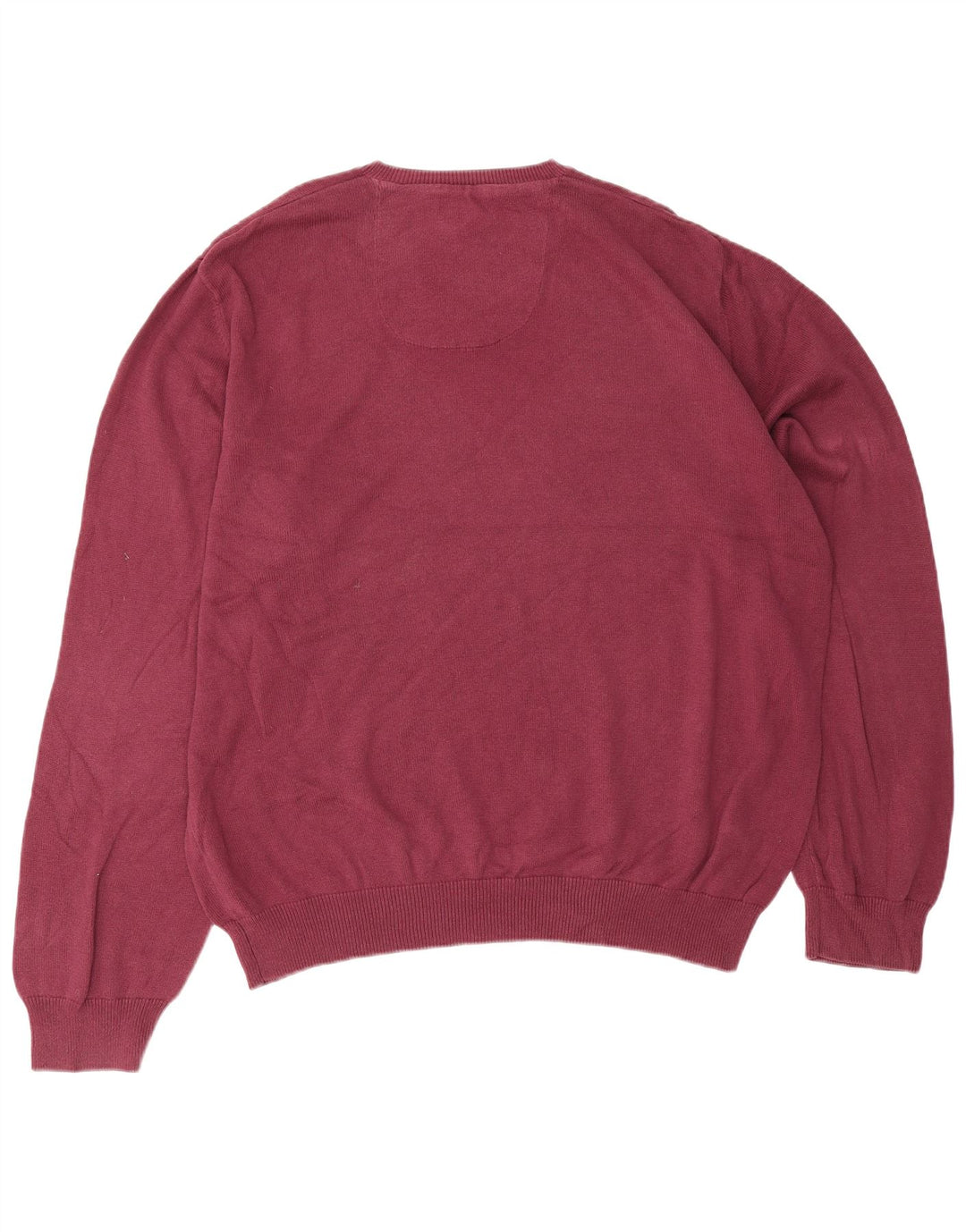 Maglione da uomo Marks & Spencer vestibilità regolare con scollo a V 2XL cotone marrone