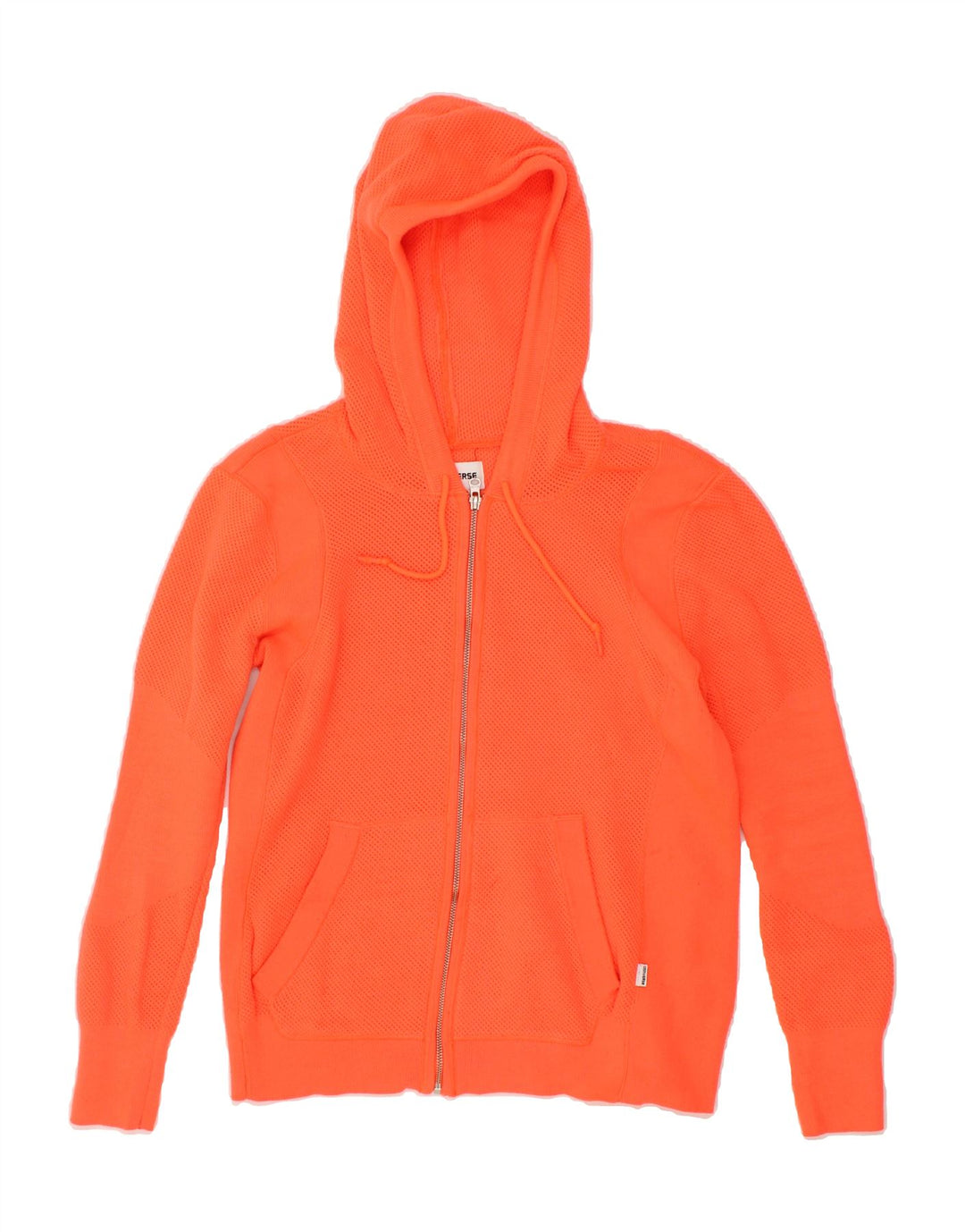 CONVERSE Womens Zip Hoodie Sweater UK 18 XL Orange Polyester Vintage Converse and Second-Hand Converse from Messina Hembry 