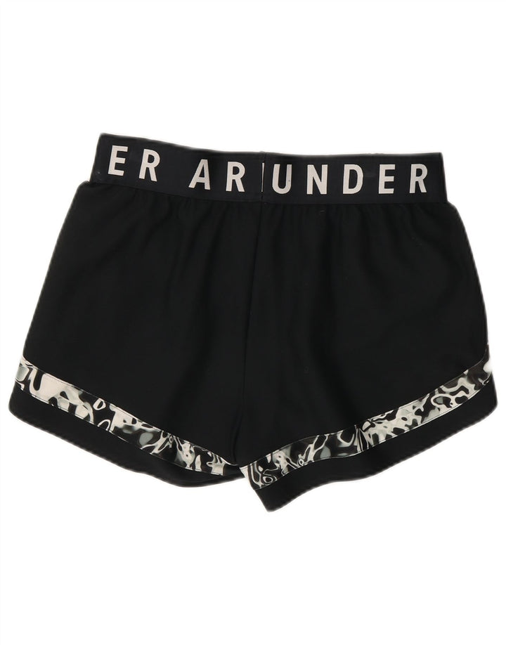 Pantaloncini sportivi Under Armour da donna con motivo astratto UK 12 medio nero