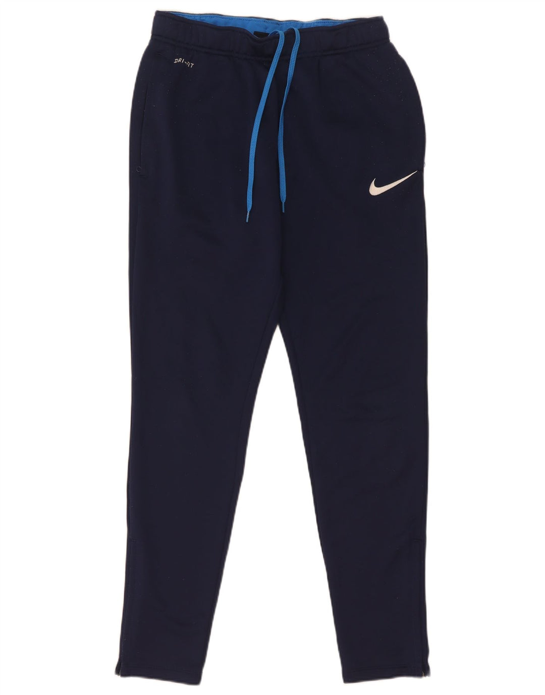 Pantaloni da tuta Nike Dri Fit da uomo piccoli in poliestere blu navy