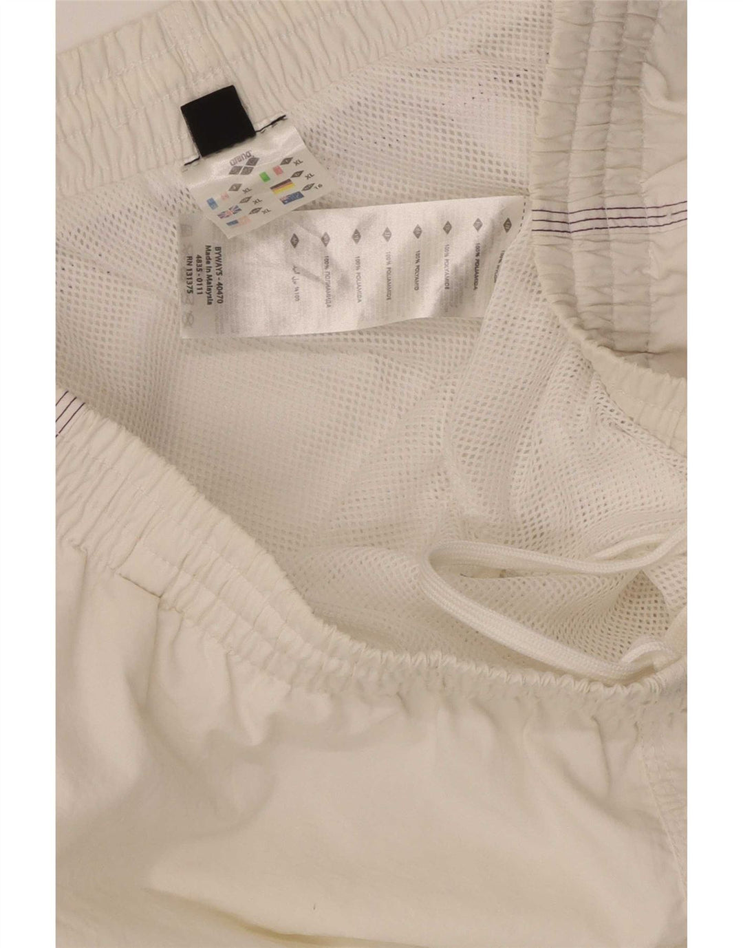 Pantaloncini da bagno da uomo Umbro XL poliestere bianco
