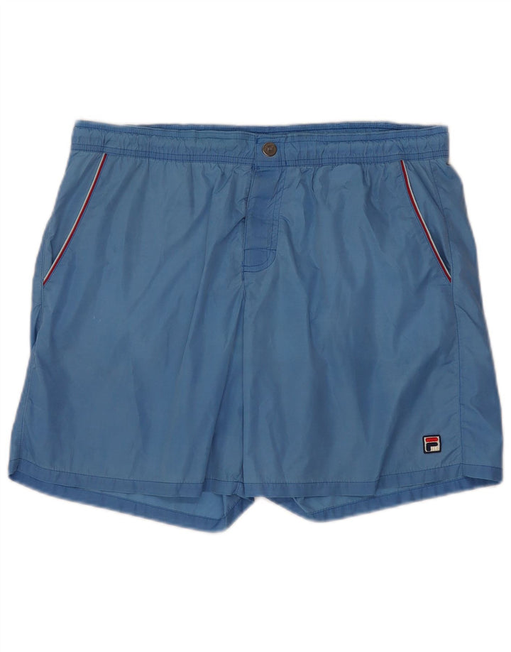 Pantaloncini da bagno Fila da uomo XL blu in poliammide