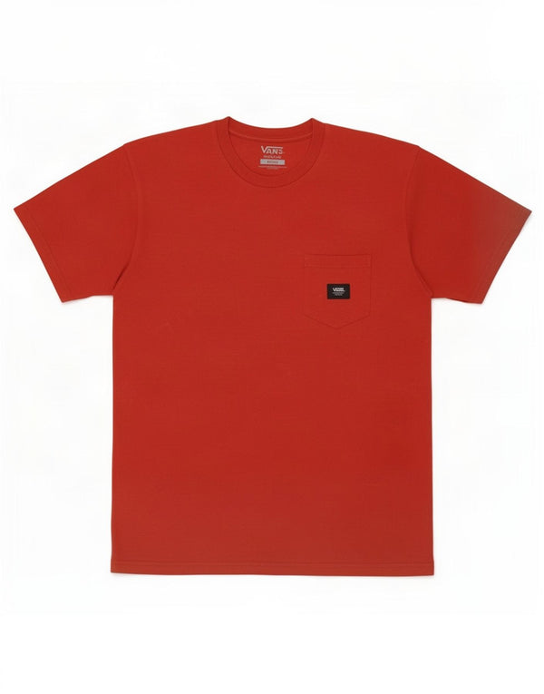 T-shirt grafica da uomo con vestibilità classica Vans, maglietta rossa media, in cotone