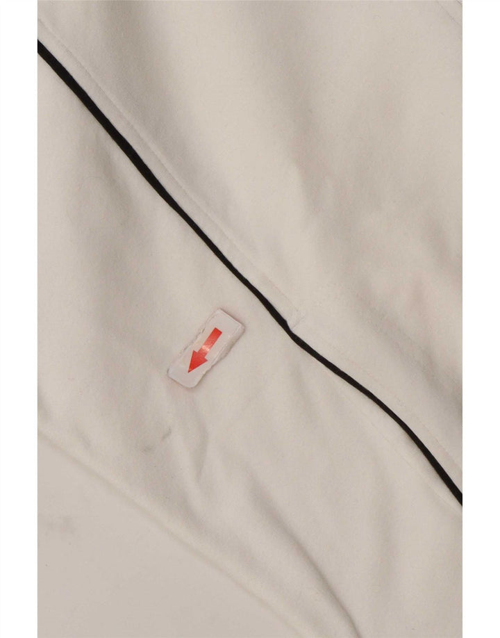 Giacca da tuta da donna Champion UK 14 grande cotone bianco