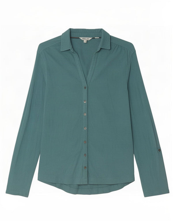 Camicia da donna White Stuff UK 12 Cotone blu medio