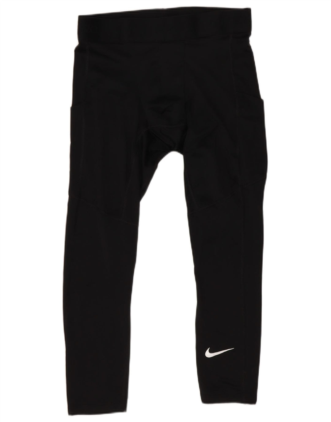 Leggings corti Nike da donna, vestibilità attillata, UK 12, medio, nero, poliestere