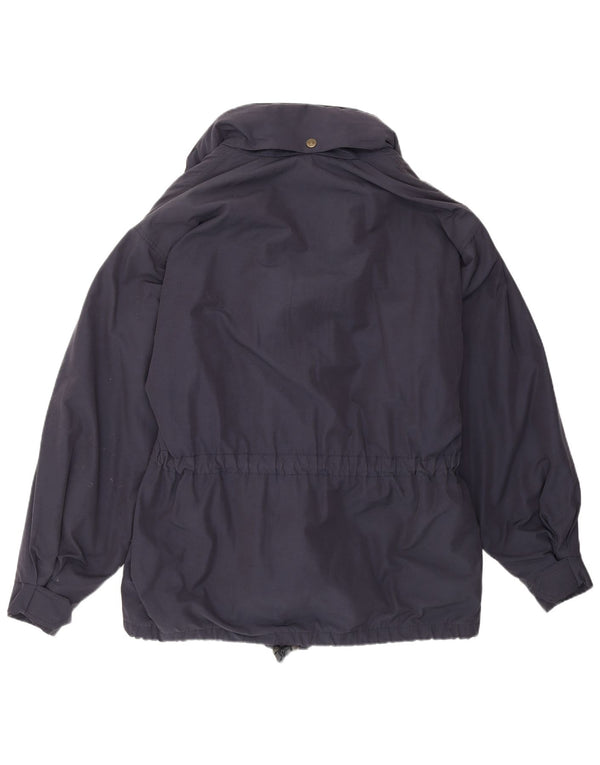Giacca a vento con cappuccio da uomo Bailo IT 46 Small Blu Navy in cotone