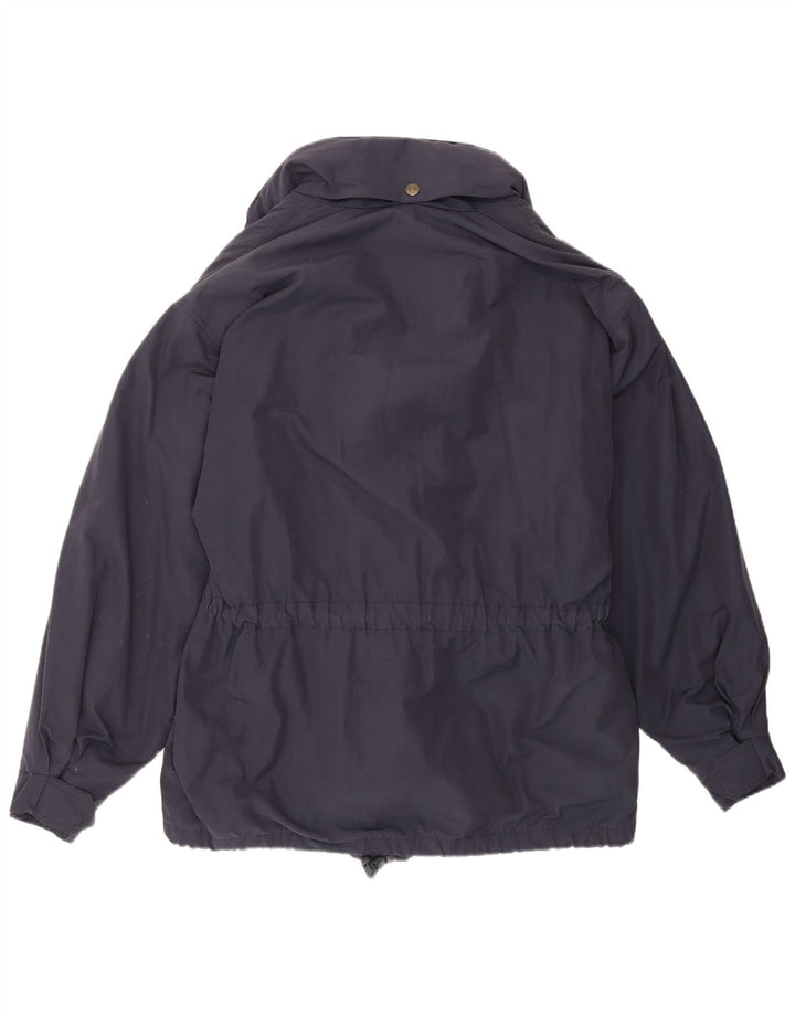 Giacca a vento con cappuccio da uomo Bailo IT 46 Small Blu Navy in cotone