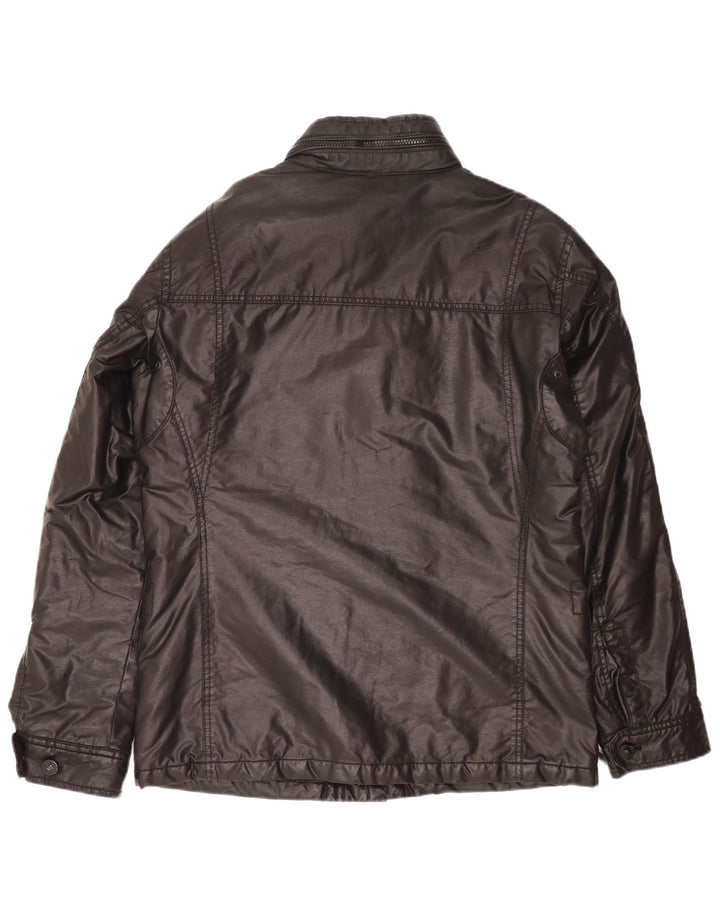 Giacca pratica da uomo in cotone cerato Strellson IT 50 grande cotone nero