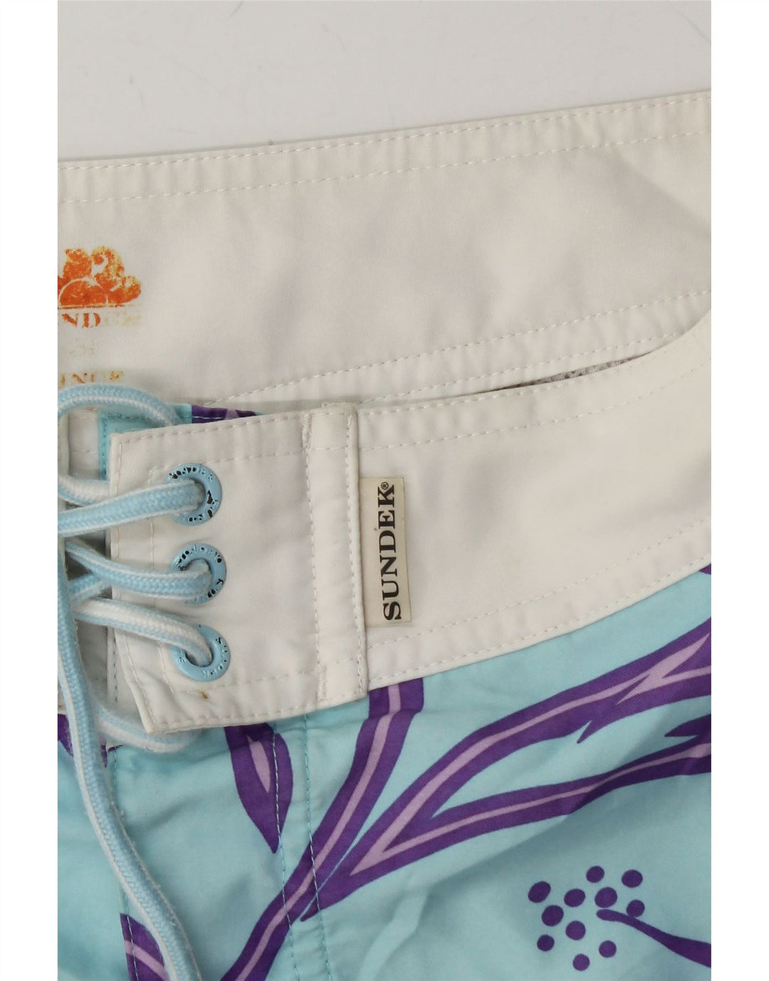 SUNDEK Mens Swimming Shorts Small  Blue Floral