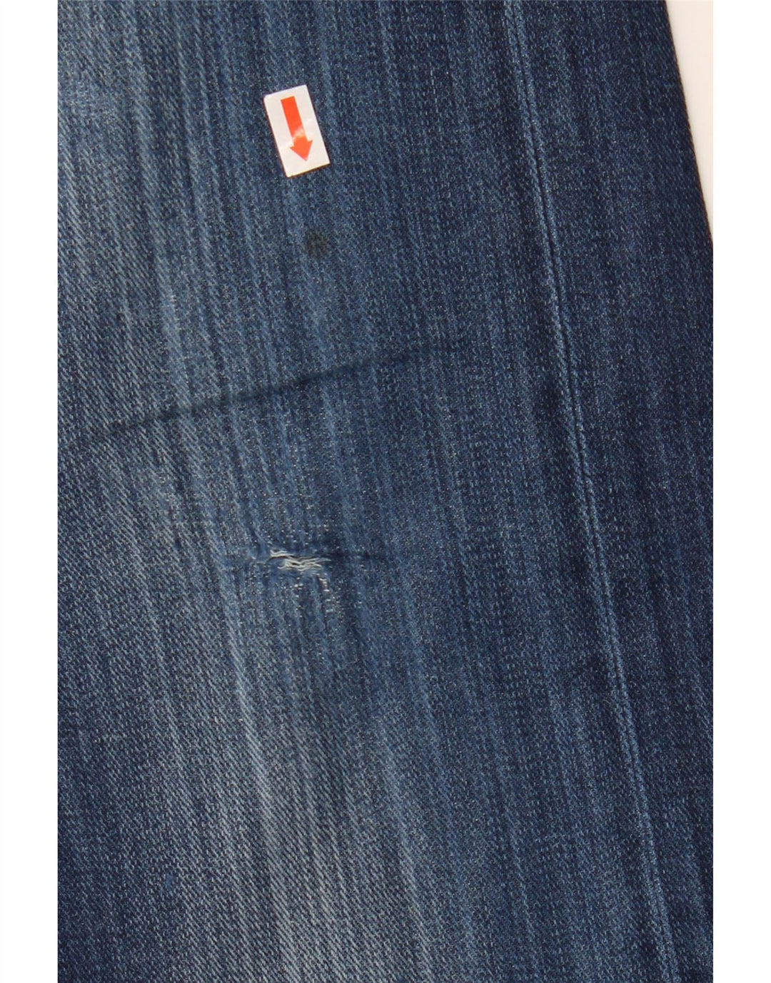 DIESEL Jeans dritti viker da uomo invecchiati W33 L32 cotone blu