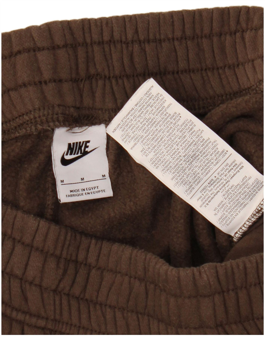 NIKE Pantaloni da tuta da uomo Joggers in cotone marrone medio