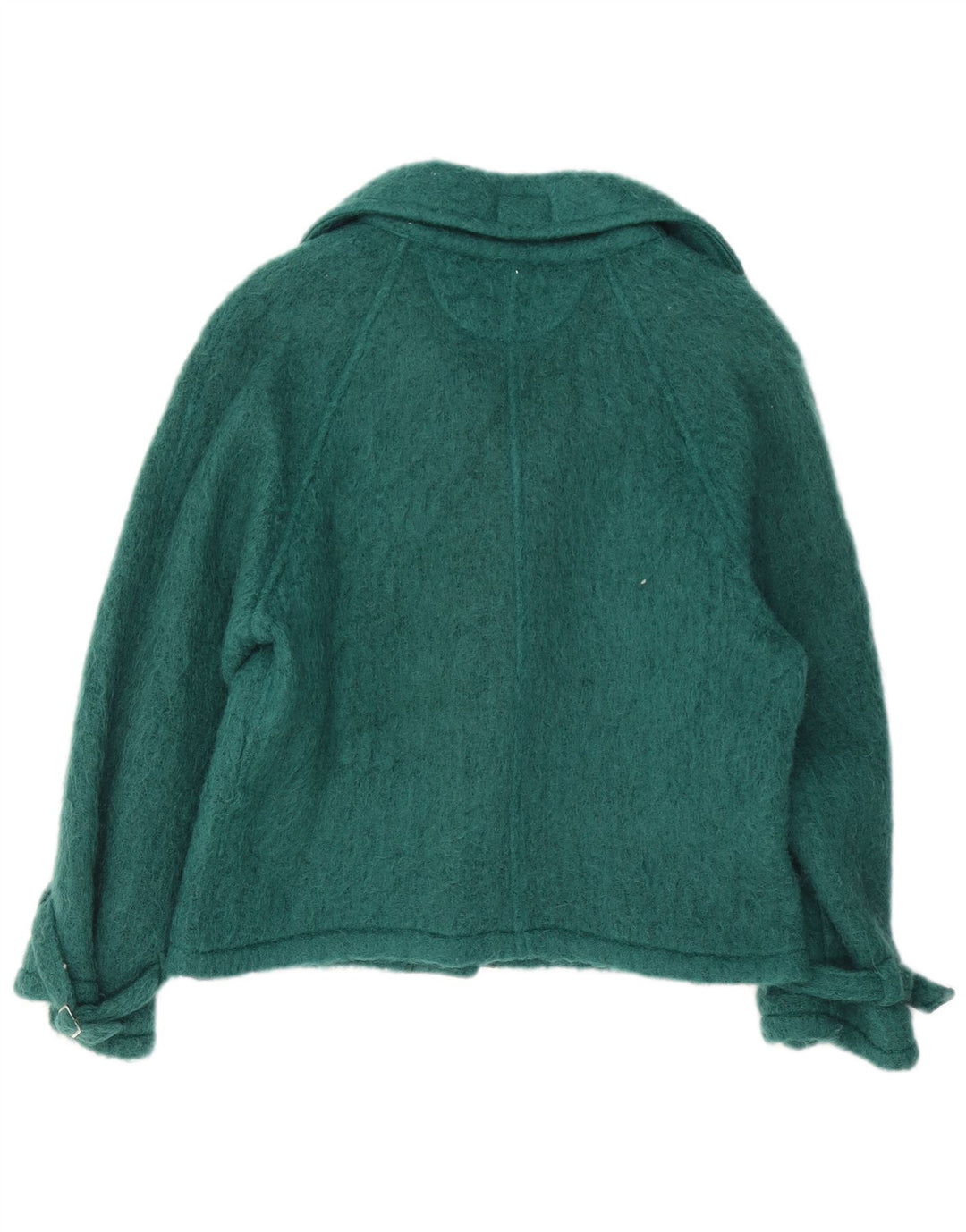 Giacca da donna vintage UK 14 lana verde medio classica