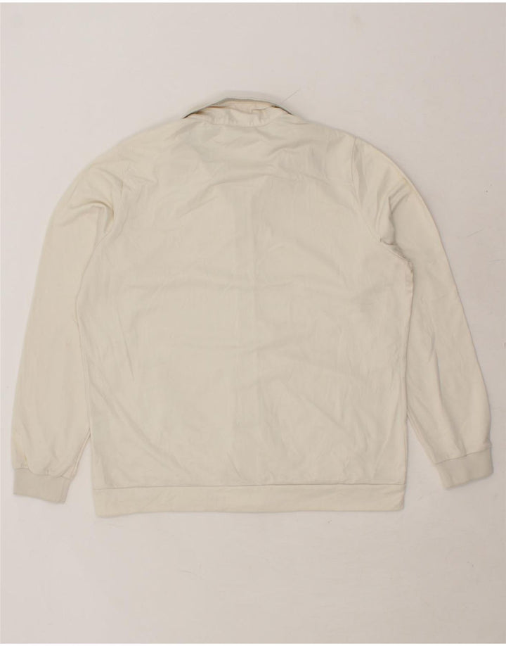 CHAMPION Womens Easy Fit Tracksuit Top Jacket UK 20 2XL Beige Polyester Vintage Champion and Second-Hand Champion from Messina Hembry 