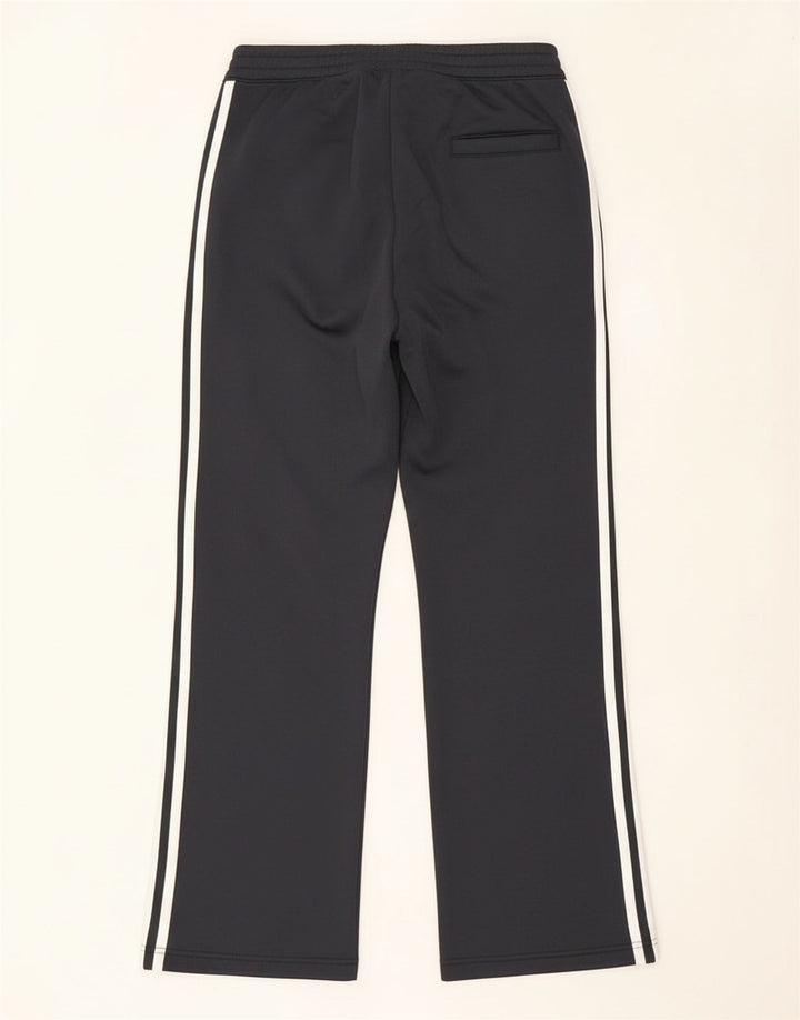 Pantaloni della tuta da donna Adidas UK 12 Poliestere grigio medio