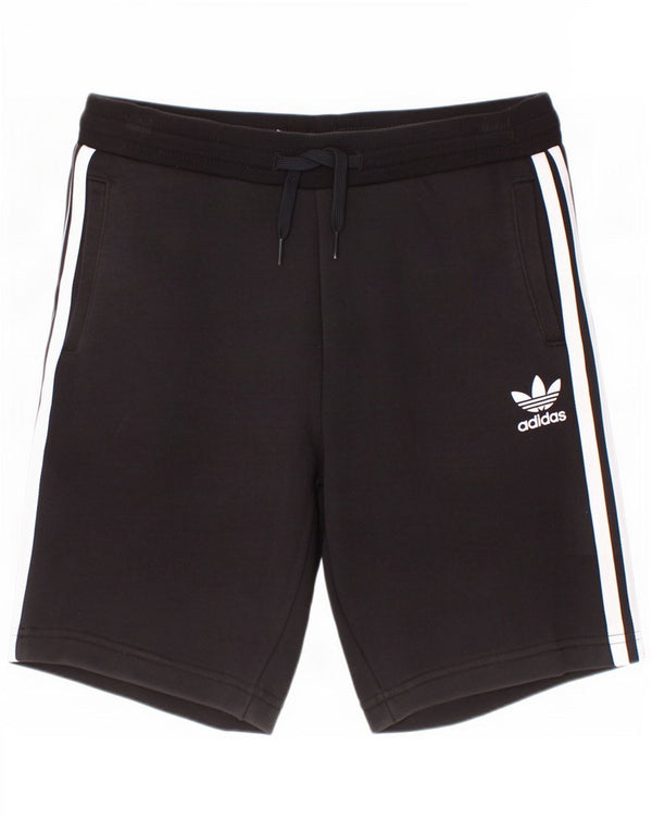 Adidas Boys Sport Shorts 11-12 Years Black Cotton