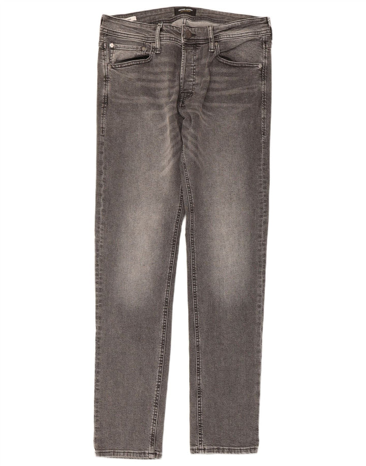 Jeans slim da uomo Jack & Jones W32 L32 Grigi