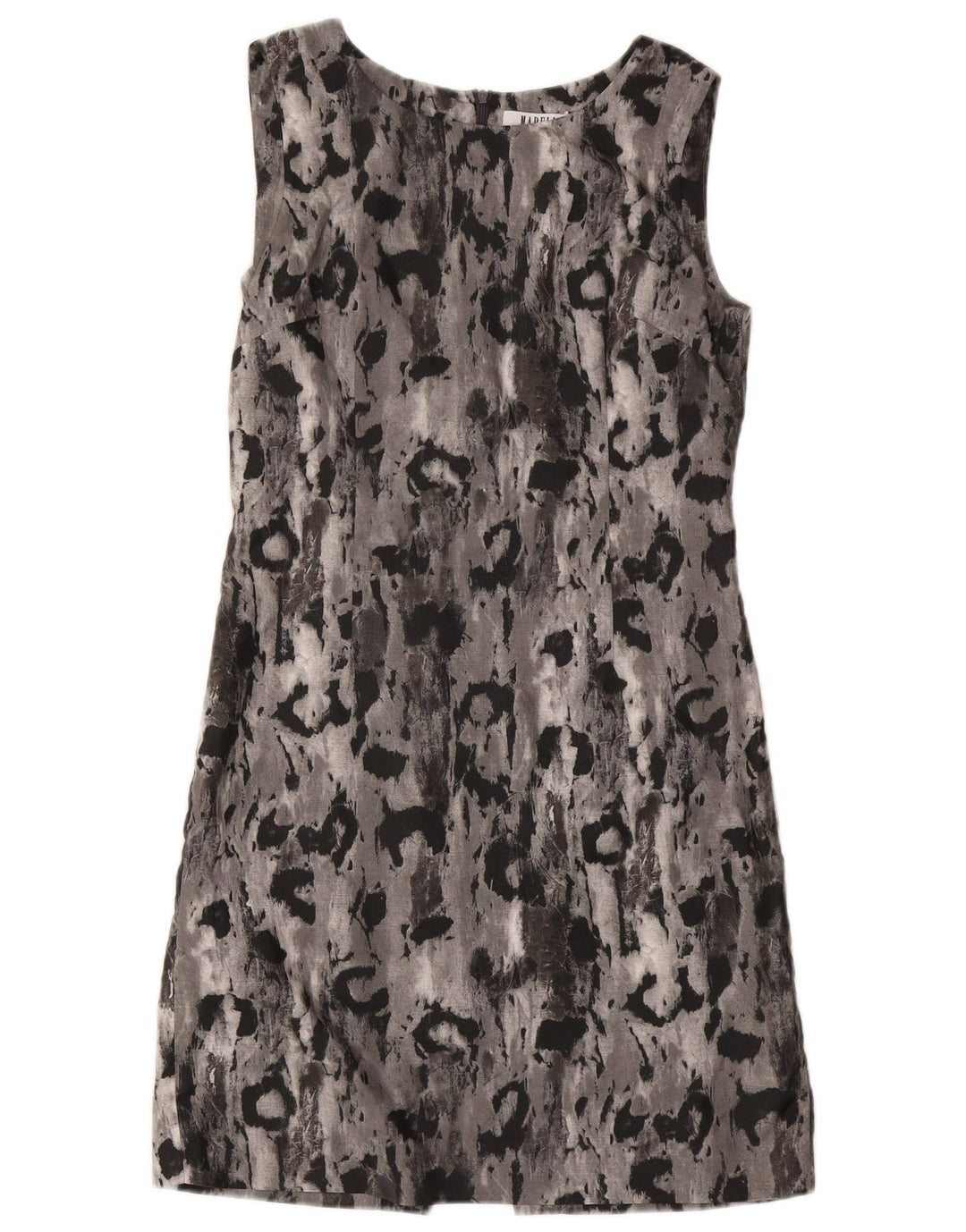 Abito tubino senza maniche modello astratto da donna Marella UK 12 Grigio medio