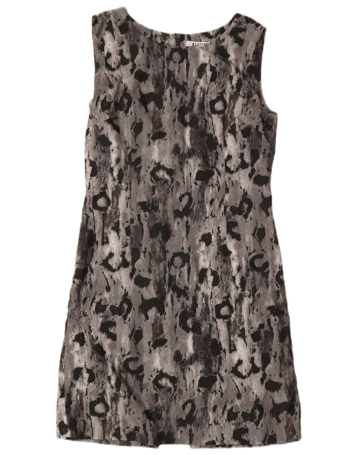 Abito tubino senza maniche modello astratto da donna Marella UK 12 Grigio medio