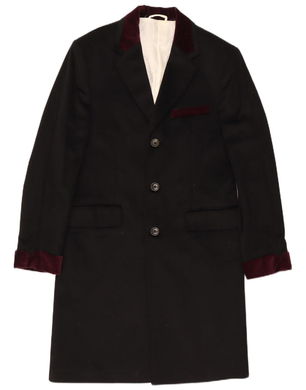 Cappotto Uomo Stefano Conti IT 50 Large Nero Cashmere