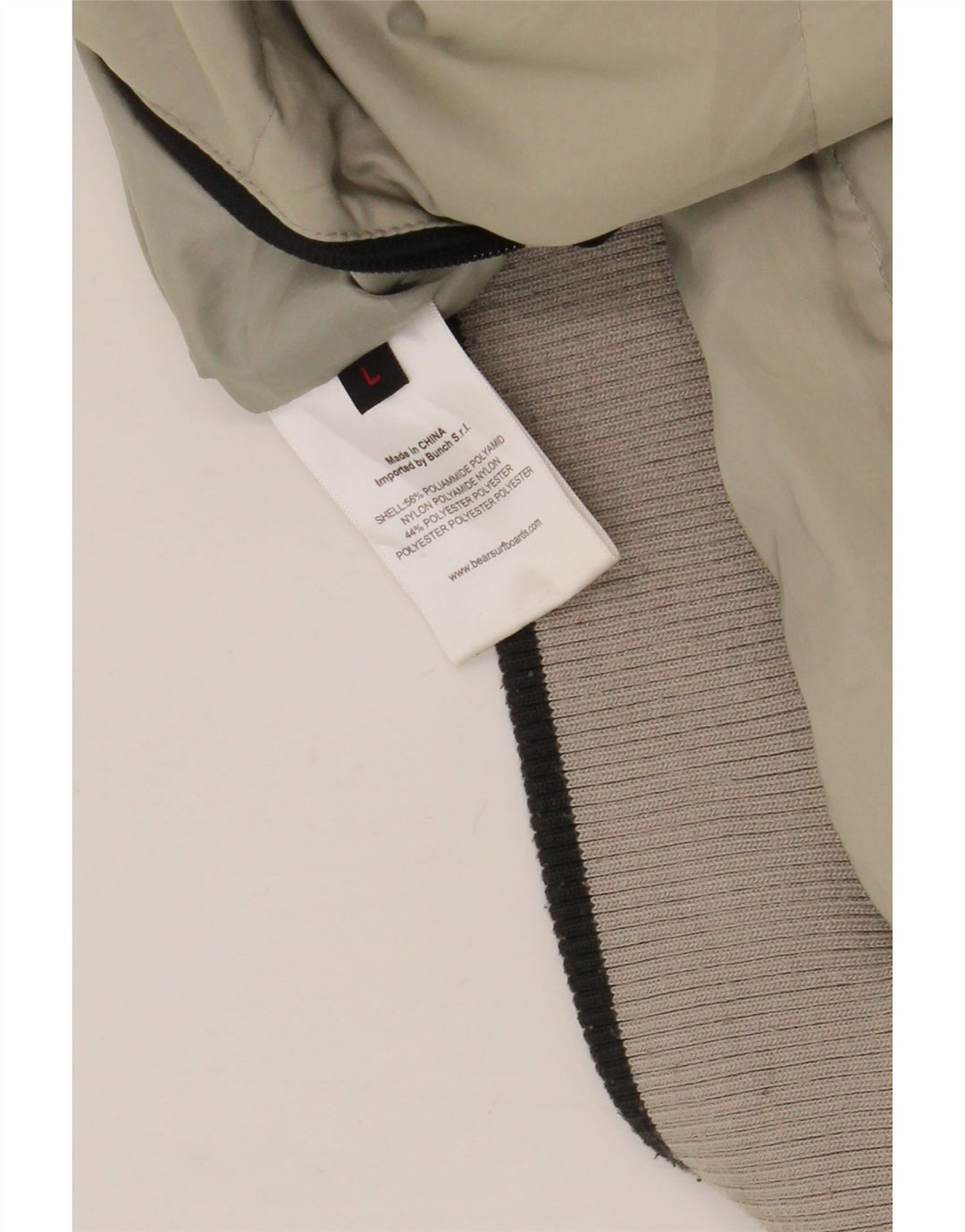 Giacca imbottita reversibile con cappuccio da uomo Bear UK 40 Large Grigia in poliammide