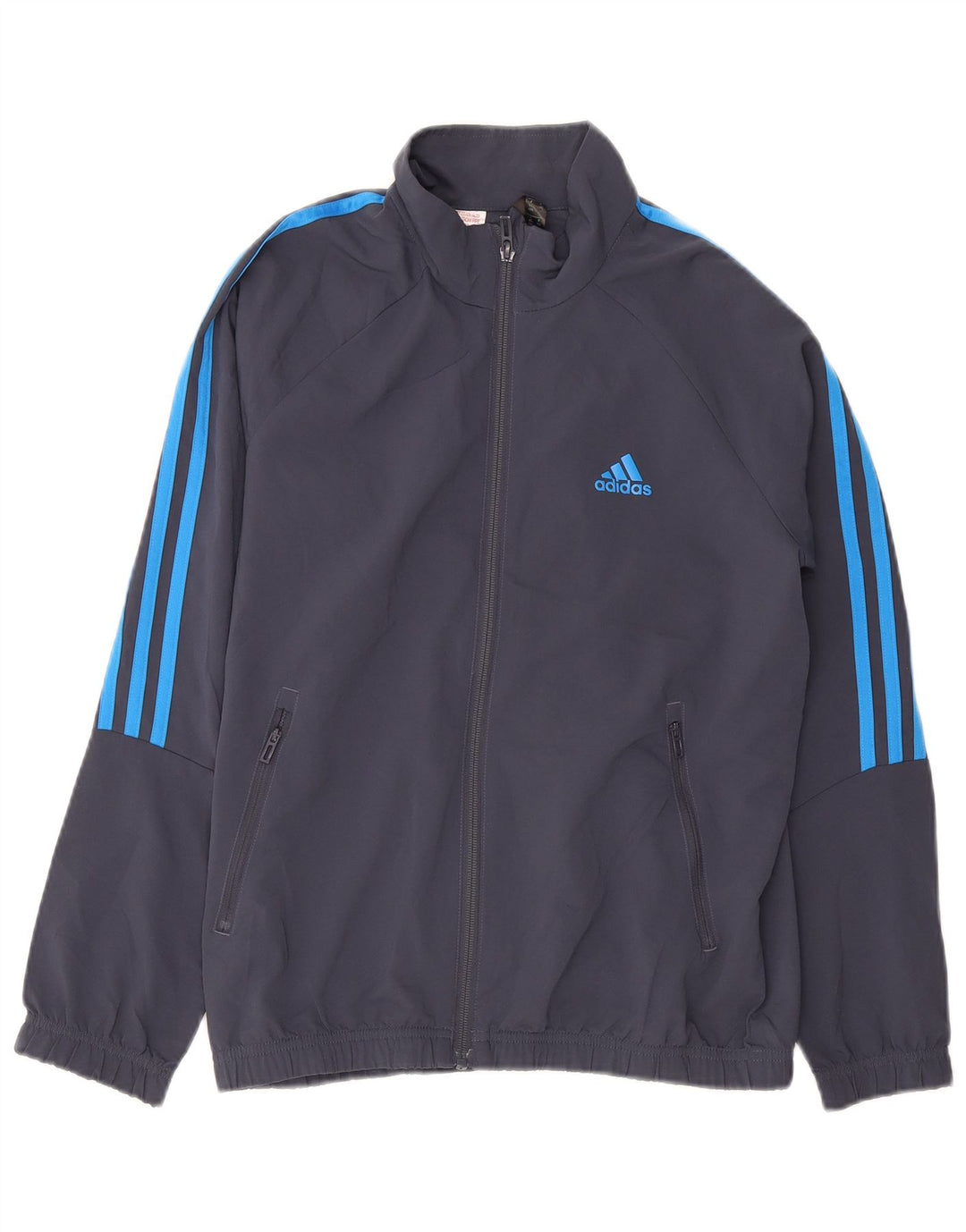 Giacca da tuta Adidas Aeroready da ragazzo 11-12 anni in poliestere blu navy