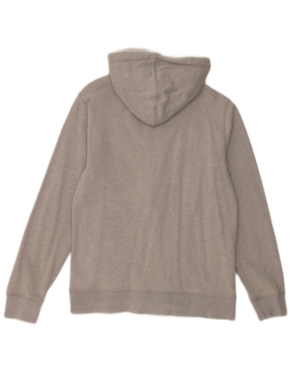 Maglione con cappuccio e zip Marks & Spencer da uomo blu in cotone grigio medio