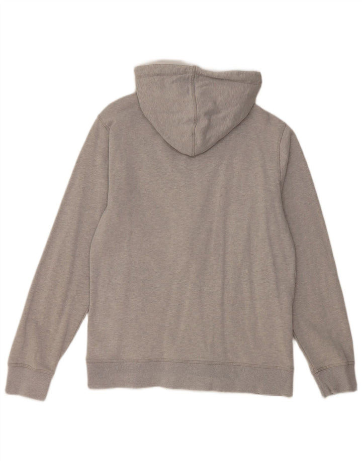 Maglione con cappuccio e zip Marks & Spencer da uomo blu in cotone grigio medio