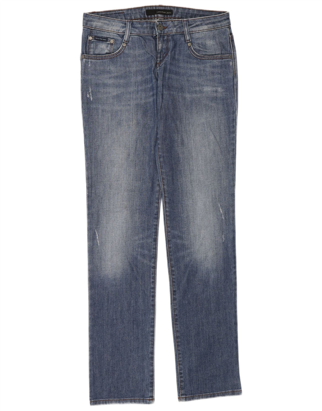 Jeans slim da donna Calvin Klein W29 L33 cotone blu