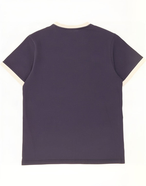 T-shirt da uomo Ellesse Top Large in cotone blu navy
