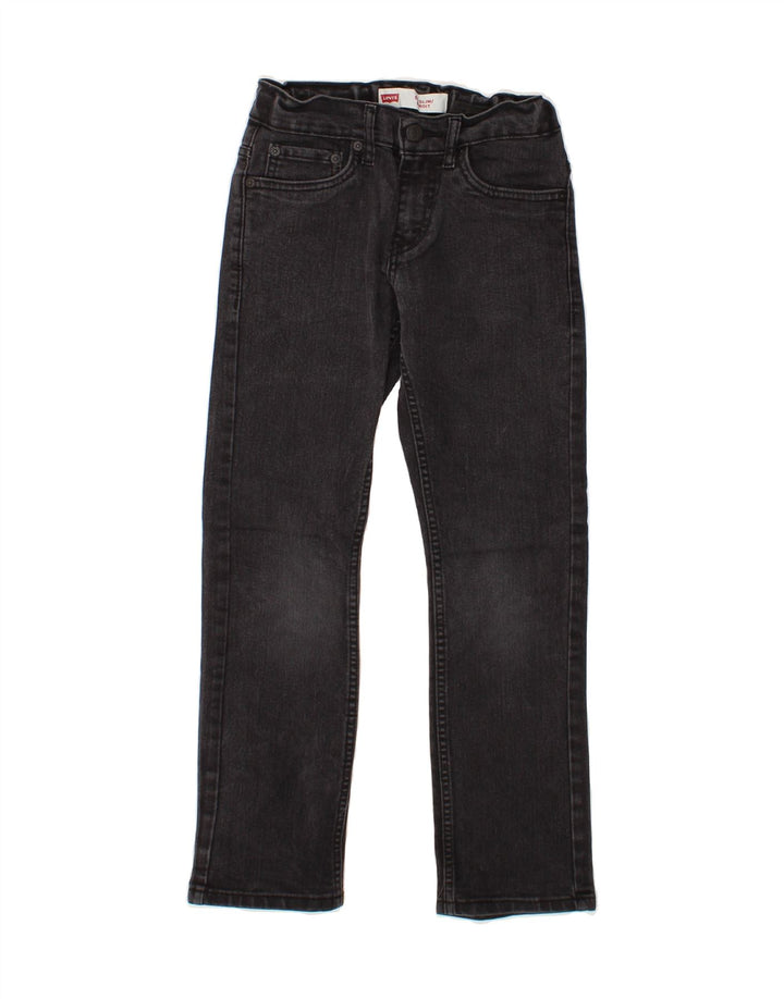 LEVI'S Boys 511 Slim Jeans 10-11 Years W24 L26 Grey Vintage Levi's and Second-Hand Levi's from Messina Hembry 