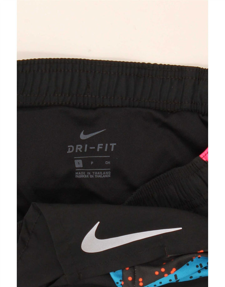 Pantaloncini sportivi Nike Dri Fit Graphic da donna piccoli neri