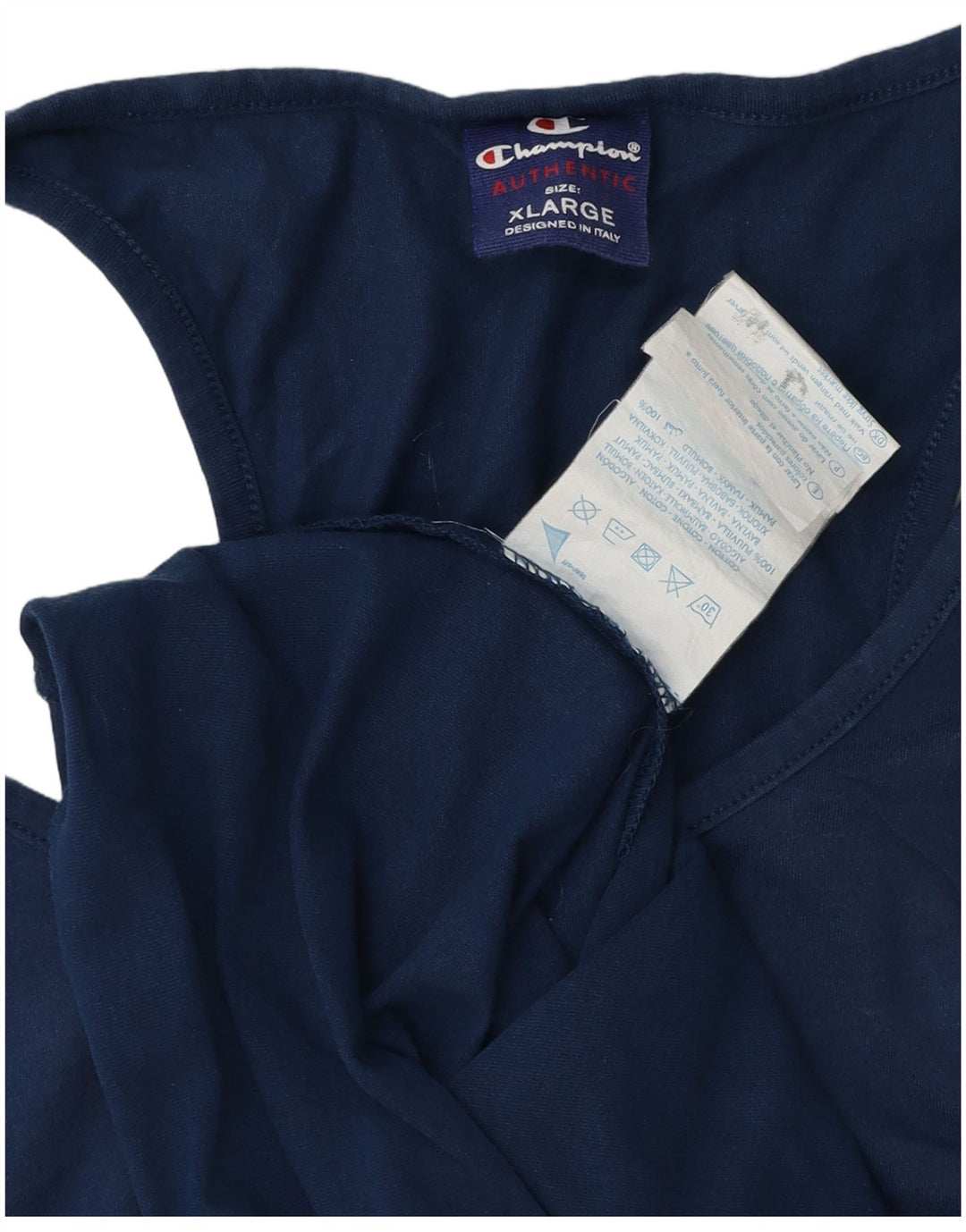 Canotta da uomo Champion XL in cotone blu navy