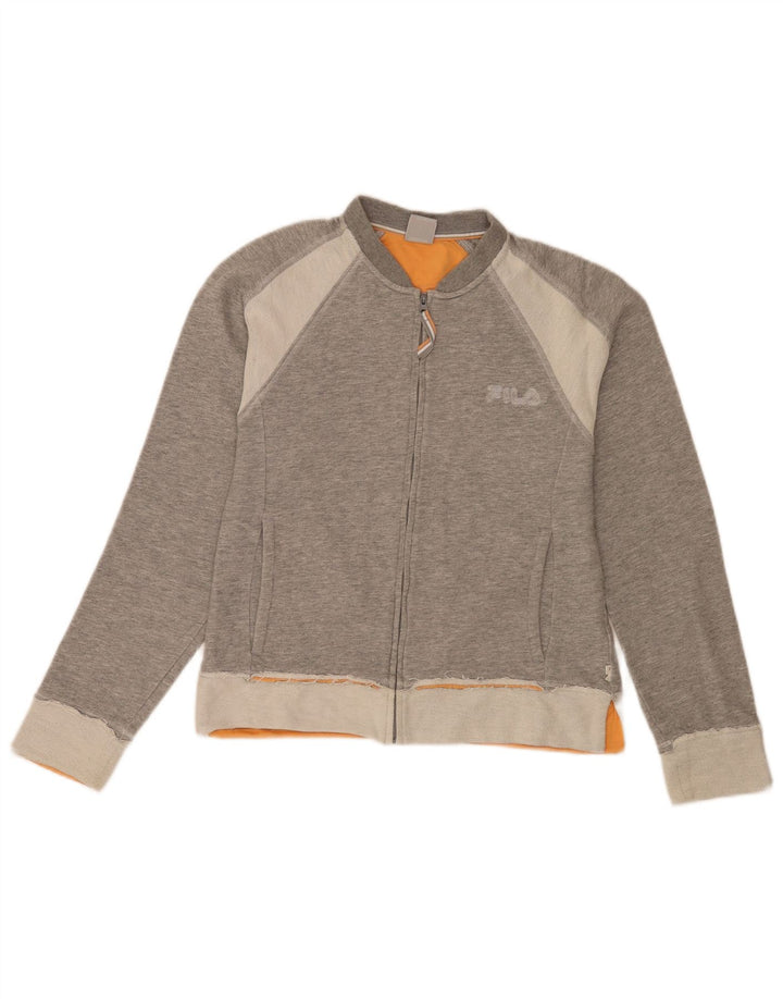 Giacca da ginnastica da donna Fila IT 44 Grigio medio Colourblock Sports